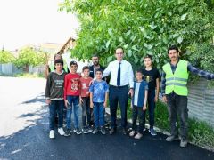 Başkan Geçit Yol Çalışmalarını İnceledi