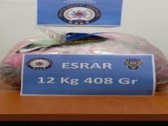 Yolcu Otobüsünde 12 Kilo 408 Gram Esrar Ele Geçirildi