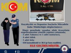 Malatya Polisinden Silah Tacirlerine Operasyon