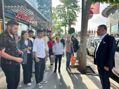 Veli Ağbaba Kışla Caddesi Esnafı İle Buluştu