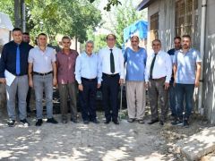 Başkan Geçit Bostanbaşı’ndaki Yol Yenileme Hizmetlerini İnceledi