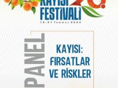 “Kayısı: Fırsatlar ve Riskler” Paneli Düzenlenecek