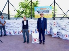 Çiftçilere 35 Ton Arpa Dağıtıldı