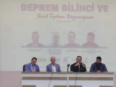 Elazığ, Deprem Bilinci ve Sivil Toplum Buluşması Paneli’ne ev sahipliği yaptı