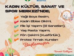 BÜYÜKŞEHİR BELEDİYESİ KADIN KÜLTÜR SANAT VE SPOR MERKEZİ’NDE KURS KAYITLARI BAŞLADI