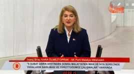 ÖLMEZTOPRAK TBMM GENEL KURULU’NDA KONUŞTU