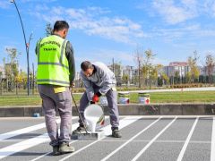 MALATYA’DA TRAFİK GÜVENLİĞİ İÇİN 920 BİN METRE YOL ÇİZGİ ÇALIŞMASI YAPILDI