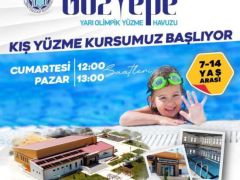 Göztepe Yarı Olimpik Yüzme Havuzu Kış Kursları Başlıyor