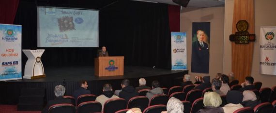 “Düşünce Dünyamızın Mimarları” Konferanslar Serisinde İMAM ŞAFİİ ANLATILDI