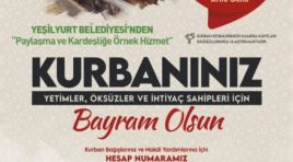 Yeşilyurt Belediyesi Yetim, Öksüz Ve İhtiyaç Sahipleri İçin ‘Kurban Bağış’ Hizmetini Başlattı