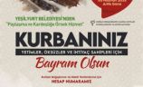 Yeşilyurt Belediyesi ‘Kurban Bağış’ Kampanyasında Son Gün 5 Haziran!