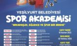 Yeşilyurt Belediyesinin ‘Ücretsiz’ Spor Akademisi Kayıtları Bu gün  Başlıyor!