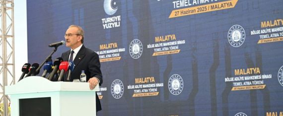 ADALET BAKANI YILMAZ TUNÇ MALATYA ADLİYESİ BİNA İNŞAATI İÇİN TALİMATI VERDİ: