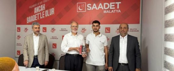 SAADET PARTİSİ MALATYA İL BAŞKANLIĞI BAYRAMLAŞMA PROGRAMINDA GAZZE MESAJI: “SUSMAK, ZULMÜ NORMALLEŞTİRMEKTİR; KINAMAK YETMEZ, HAREKETE GEÇİLMELİDİR”