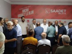SAADET PARTİSİ MALATYA İL BAŞKANLIĞI BAYRAMLAŞMA PROGRAMINDA GAZZE MESAJI: “SUSMAK, ZULMÜ NORMALLEŞTİRMEKTİR; KINAMAK YETMEZ, HAREKETE GEÇİLMELİDİR”