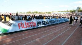 İnönü Üniversitesinde Mezuniyet Coşkusunda Filistin’e Anlamlı Destek