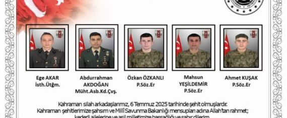 Malatyalı şehit sayısı 3’e yükseldi!