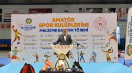 Amatör Spor Kulüplerine 10 Milyon TL Değerinde Spor Malzemesi Desteği