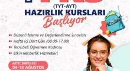 BÜYÜKŞEHİR BELEDİYESİ’NE BAĞLI ÜCRETSİZ YKS HAZIRLIK KURSU KAYITLARI BAŞLIYOR