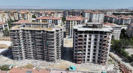 Başkan Geçit, Yeşil Yaşam Evleri (Kentsel Dönüşüm) İnşaatını İnceledi