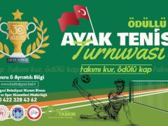 BATTALGAZİ BELEDİYESİ’NDEN 30 AĞUSTOS ZAFER BAYRAMINA ÖZEL AYAK TENİSİ TURNUVASI