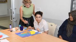 Otizmli Çocuklar Büyükşehir Sanat Merkezi’ndeki Kurslarda Yeteneklerini Sergiliyor.