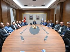 TSO heyeti Vali Seddar Yavuz ile bir araya geldi