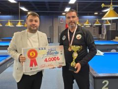 BATTALGAZİ’DE 3 BANT BİLARDO TURNUVASI SONA ERDİ