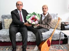 Başkan Geçit’ten Halk Ozanı Abuzer Aşkınses’e Vefa Ziyareti!