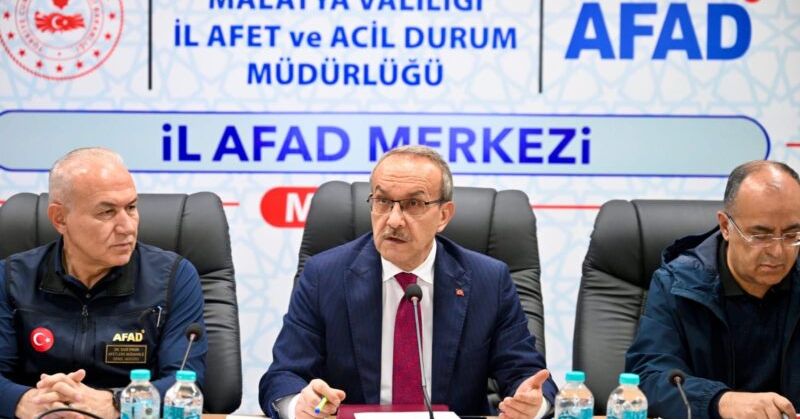 Vali Seddar Yavuz İl Afet Risk Azaltma Planı Toplantısına Katıldı