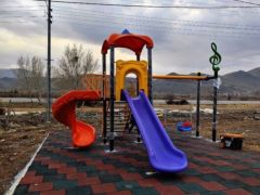 DOĞANŞEHİR BELEDİYESİ’NDEN GÜZELKÖY’E MODERN ÇOCUK PARKI