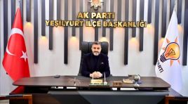 AK Parti Yeşilyurt İlçe Başkanınız Sayın Ramazan Yaylacı’dan Yeni Yıl Mesajı