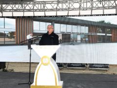 Amatör Spor Kulüpleri Tesisi’nin Temel Atma Töreninde Konuşan Başkan Er;  “BİRLİKTELİK OLMASAYDI BU KADAR HIZLI YOL ALAMAZDIK”