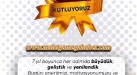 MALATYA MEGAHABER 7. YILINI KUTLUYOR – OKUYUCULARIMIZA TEŞEKKÜRLER