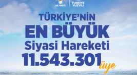 AK Parti’nin üye sayısı 11,5 milyonu aştı – Birlik Haber Ajansı