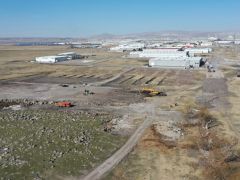 Kayseri Hacılar’da yol çalışmaları sürüyor