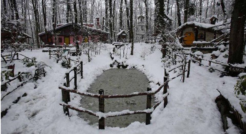 Kocaeli’den doyumsuz kar manzaraları