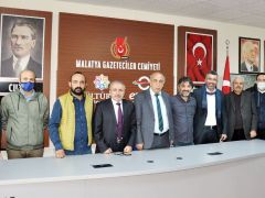 Malatya Gazeteciler Cemiyeti yönetimi görev dağılımı yaptı