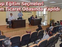 İşbaşı eğitim seçmeleri Didim Ticaret Odası’nda yapıldı