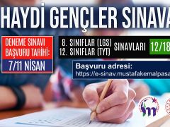 Bursa’da öğrencilere online sınav desteği