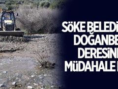 Aydın’da Doğanbey Deresi’nde ‘Söke’ müdahalesi