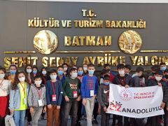 Siirt’ten gelen öğrenciler Batman’ı ziyaret etti