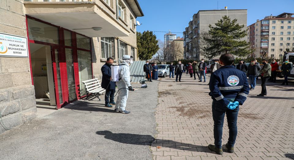 Kayseri Talas’ta haşeratla mücadele eğitimi