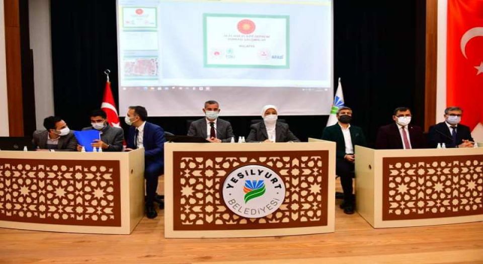 Malatya Yeşilyurt’ta evleri yıkılanlar Yakınca’ya yerleştirilecek