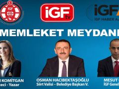 Hoşgeldin İGF TV… İlk konuğumuz Siirt Valisi ve Belediye Başkan Vekili Osman Hacıbektaşoğlu (CANLI YAYIN)