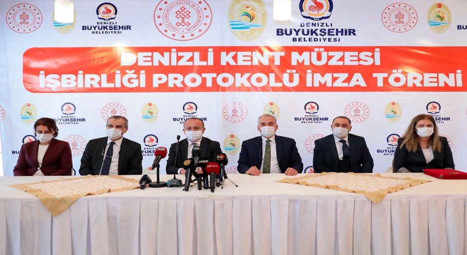 Denizli’de Kent Müzesi için imzalat atıldı