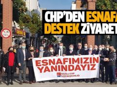 Aydın’da CHP’den esnafa destek ziyareti