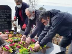 Rize Fındıklı’da şehit mezarları çiçeklendirildi