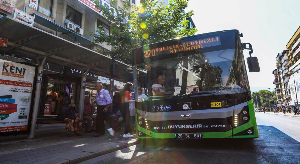 Denizli’de hafta sonu otobüsler sınava ücretsiz taşıyacak