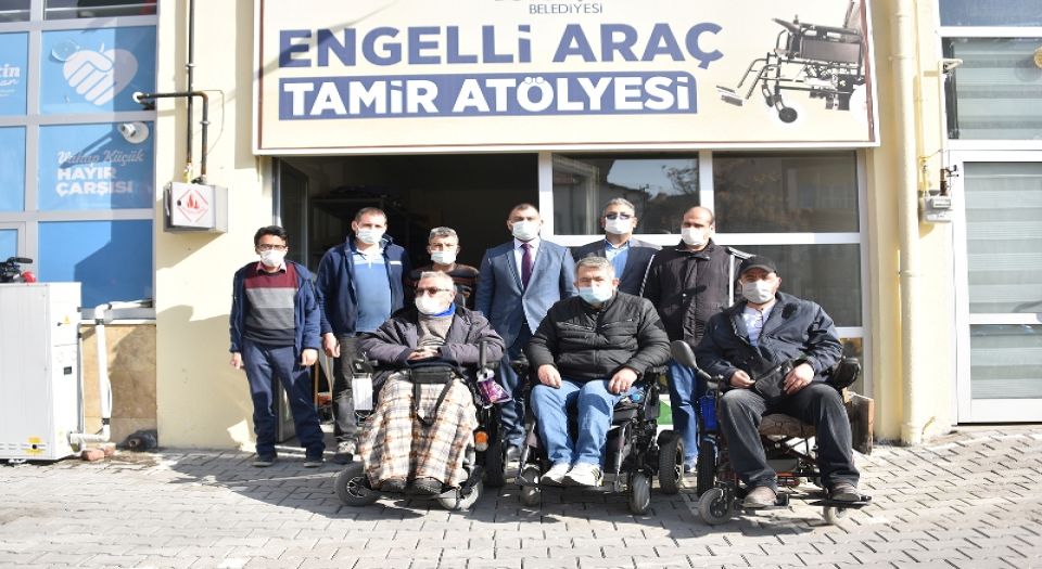 Malatya’da engellilerin araçları ücretsiz tamir ediliyor